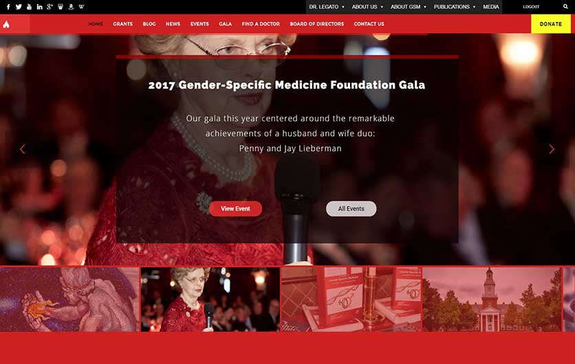 Foundation of gendermed website design